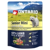 Ontario Dog Senior Mini Lamb & Rice - 0,75